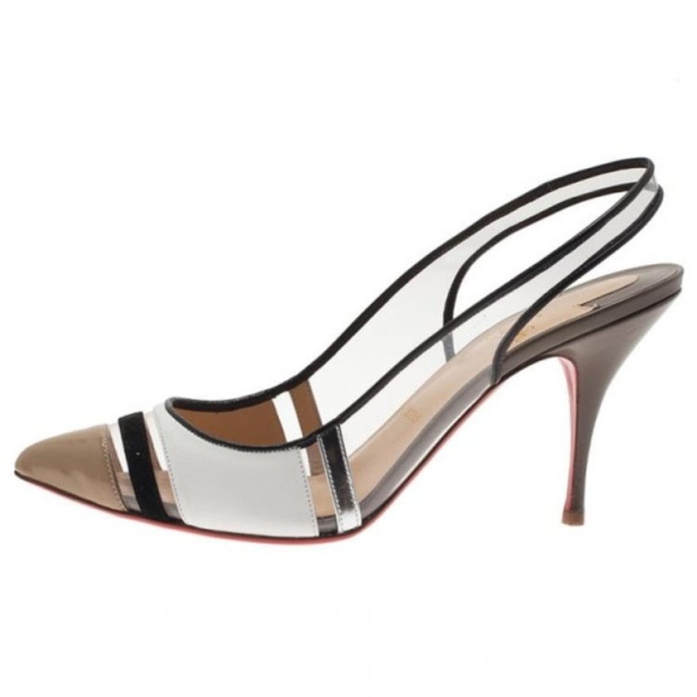 Christian Louboutin Tri-Color Highway PVC Pumps Heels